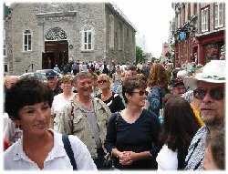 In Old Quebec on city tour